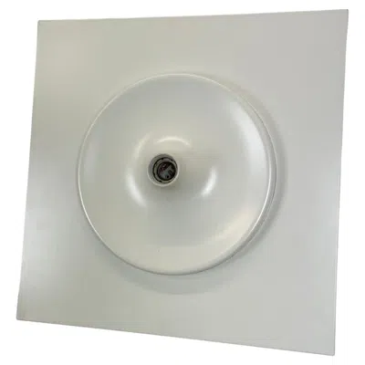Pre-owned Charlotte Perriand Rare White Xxl Wall Light Panel Element, Germany 1980s