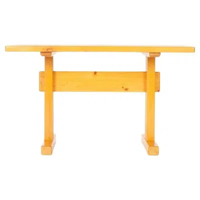Pre-owned Charlotte Perriand Rectangular Table By  For Les Arcs 1950 In Brown