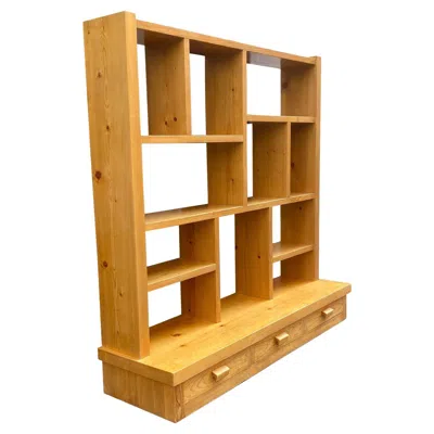 Pre-owned Charlotte Perriand René Martin For  Bookcase Meribel Ski Resort In Brown