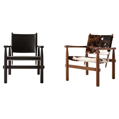 Pre-owned Charlotte Perriand Set Of Two Doron Hotel Armchair For Cassina In Brown