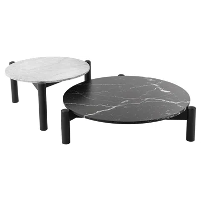 Pre-owned Charlotte Perriand Set Of Two Table À Plateau Interchangeable Coffee Table In Gray