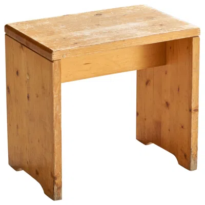 Pre-owned Charlotte Perriand , Stool, Pine, France, 1960s In Brown
