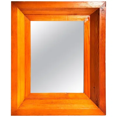 Pre-owned Charlotte Perriand Style Mirror For Les Arcs France Brown Color