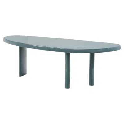 Pre-owned Charlotte Perriand Table En Forme Libre, Sage Green Lacquered Wood By Cassina