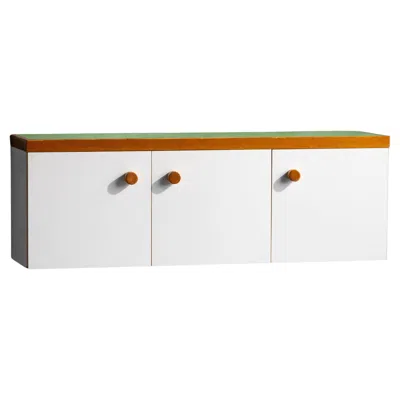 Pre-owned Charlotte Perriand Wall Mounted Cabinet By  For Les Arcs, France, 1970s In Brown