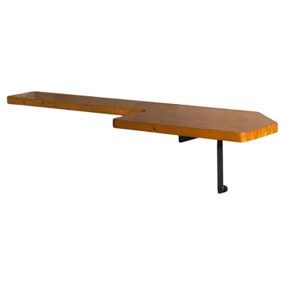 Pre-owned Charlotte Perriand Wall-mounted Console Table By , France, 1950s In Brown