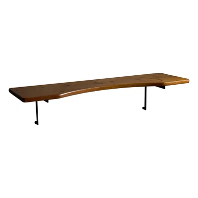 Pre-owned Charlotte Perriand Wall-mounted Desk By , France, 1950s In Brown