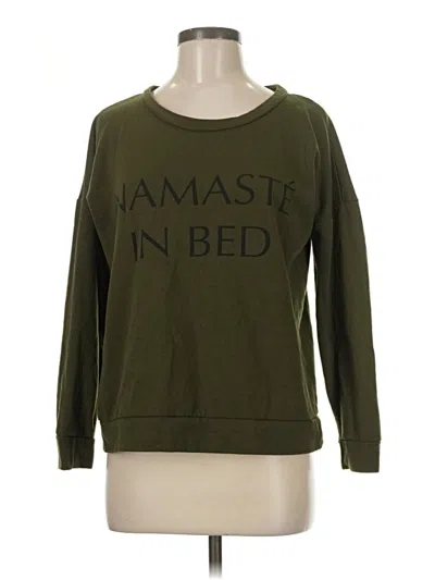 Pre-owned Charlotte Russe 3/4 Sleeve T-shirt In Green