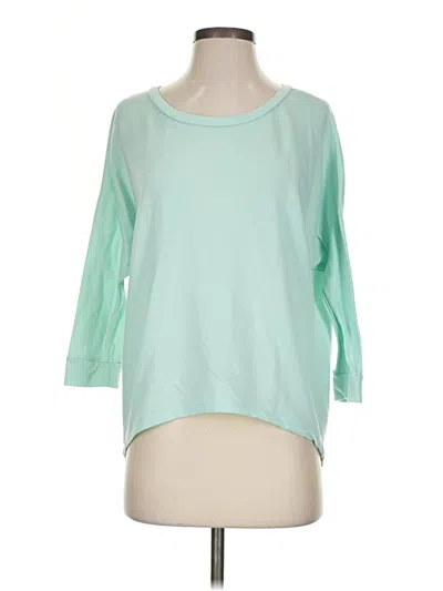 Pre-owned Charlotte Russe 3/4 Sleeve T-shirt In Green