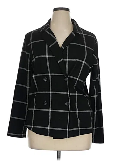 Pre-owned Charlotte Russe Blazer Jacket In Black