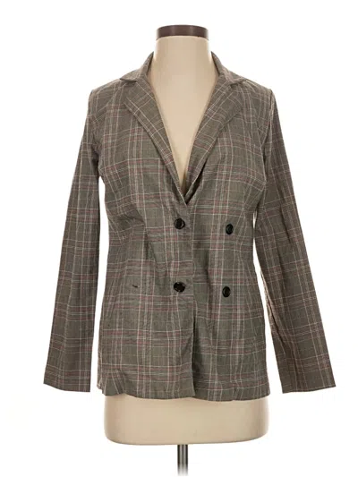Pre-owned Charlotte Russe Blazer Jacket In Gray