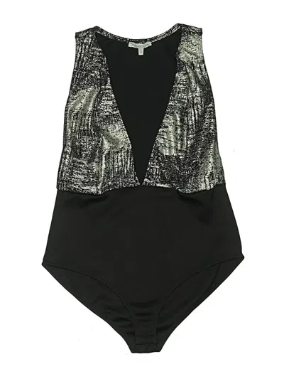 Pre-owned Charlotte Russe Bodysuit In Black