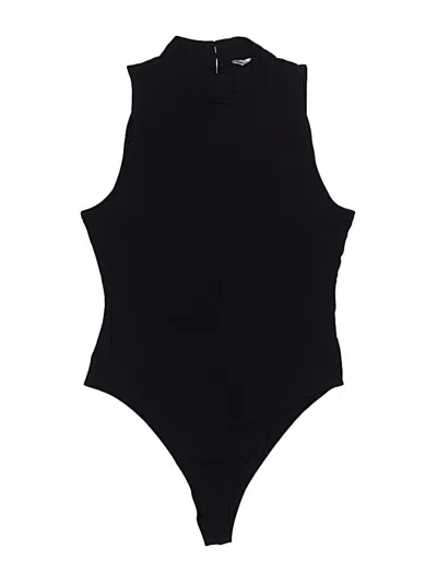 Pre-owned Charlotte Russe Bodysuit In Black