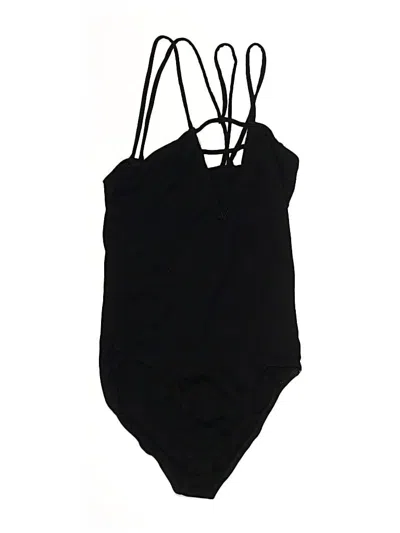 Pre-owned Charlotte Russe Bodysuit In Black