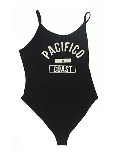 Pre-owned Charlotte Russe Bodysuit In Black