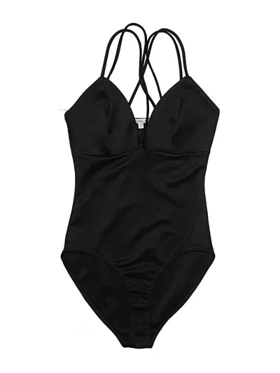 Pre-owned Charlotte Russe Bodysuit In Black