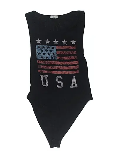 Pre-owned Charlotte Russe Bodysuit In Black
