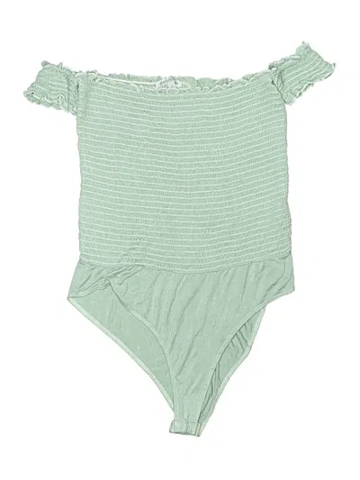 Pre-owned Charlotte Russe Bodysuit In Green