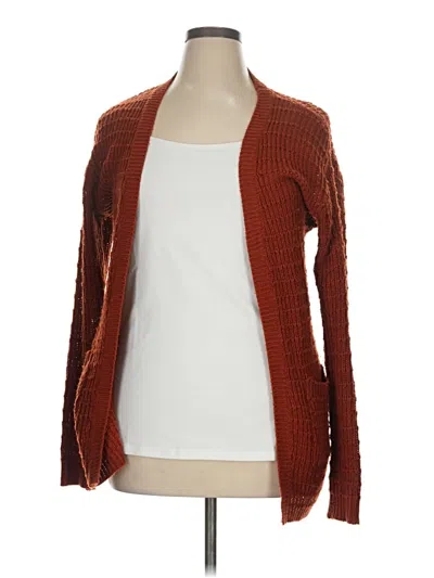Pre-owned Charlotte Russe Cardigan Sweater In Brown