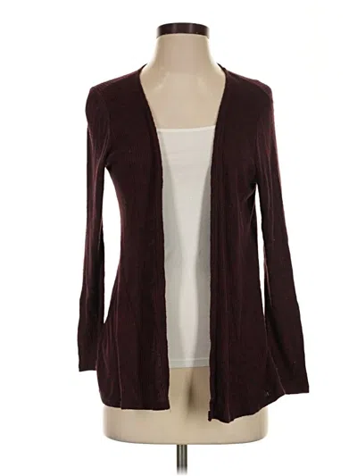 Pre-owned Charlotte Russe Cardigan Sweater In Burgundy
