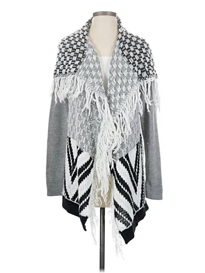 Pre-owned Charlotte Russe Cardigan Sweater In Gray