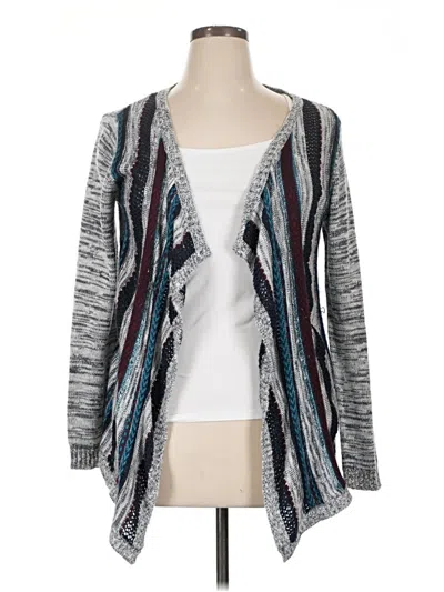 Pre-owned Charlotte Russe Cardigan Sweater In Gray