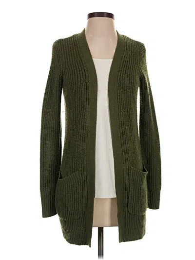 Pre-owned Charlotte Russe Cardigan Sweater In Green