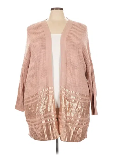 Pre-owned Charlotte Russe Cardigan Sweater In Pink