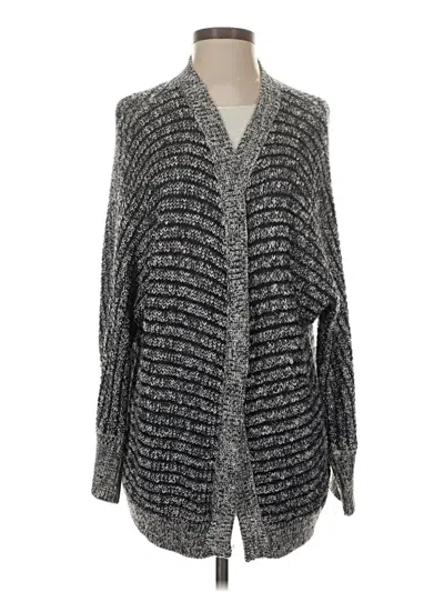 Pre-owned Charlotte Russe Cardigan Sweater In Silver