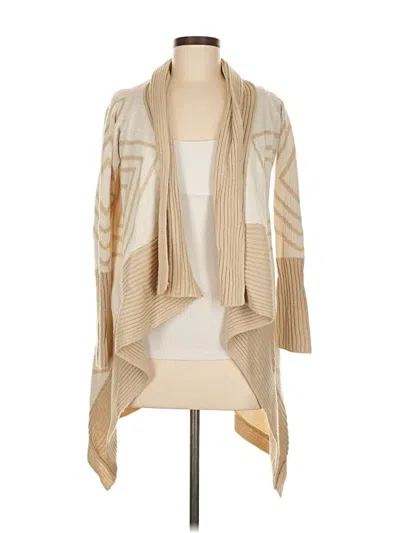 Pre-owned Charlotte Russe Cardigan Sweater In Tan