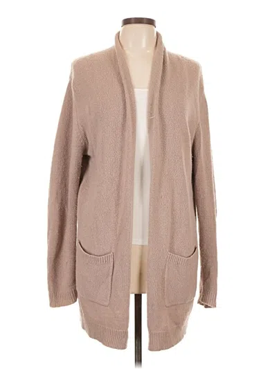 Pre-owned Charlotte Russe Cardigan Sweater In Tan