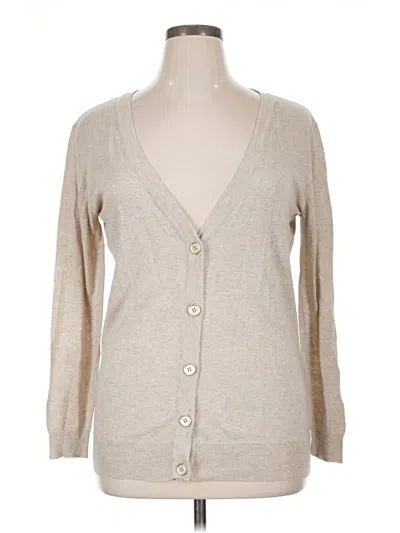 Pre-owned Charlotte Russe Cardigan Sweater In Tan