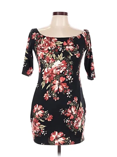 Pre-owned Charlotte Russe Casual Dress In Black