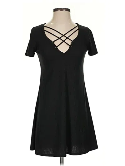 Pre-owned Charlotte Russe Casual Dress In Black