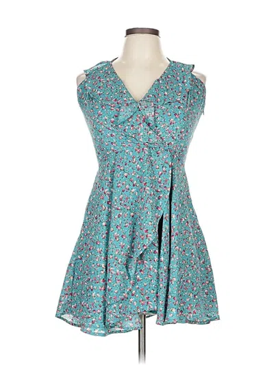 Pre-owned Charlotte Russe Casual Dress In Blue
