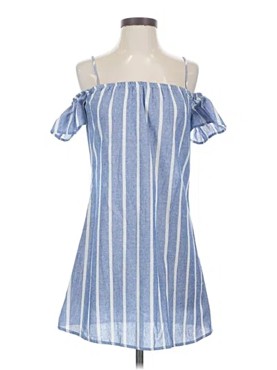 Pre-owned Charlotte Russe Casual Dress In Blue