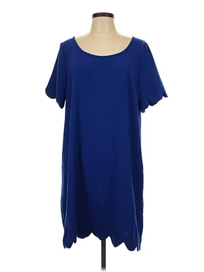 Pre-owned Charlotte Russe Casual Dress In Blue