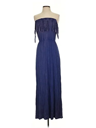 Pre-owned Charlotte Russe Casual Dress In Blue