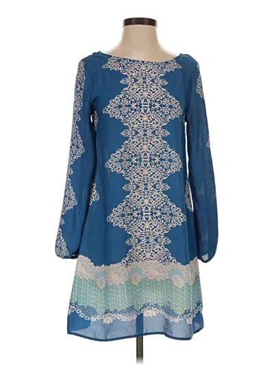 Pre-owned Charlotte Russe Casual Dress In Blue