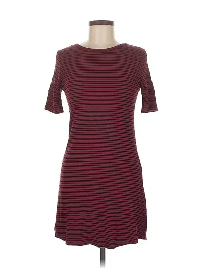 Pre-owned Charlotte Russe Casual Dress In Burgundy