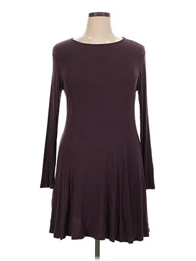 Pre-owned Charlotte Russe Casual Dress In Burgundy