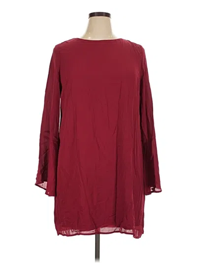 Pre-owned Charlotte Russe Casual Dress In Burgundy