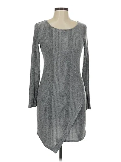Pre-owned Charlotte Russe Casual Dress In Gray