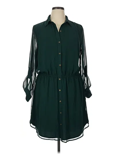 Pre-owned Charlotte Russe Casual Dress In Green