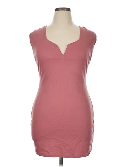 Pre-owned Charlotte Russe Casual Dress In Pink