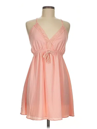 Pre-owned Charlotte Russe Casual Dress In Pink