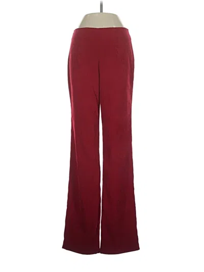 Pre-owned Charlotte Russe Casual Pants In Burgundy