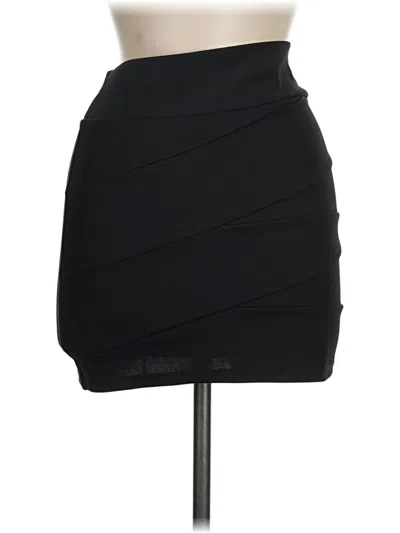 Pre-owned Charlotte Russe Casual Skirt In Black