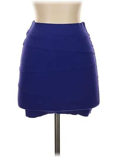 Pre-owned Charlotte Russe Casual Skirt In Blue