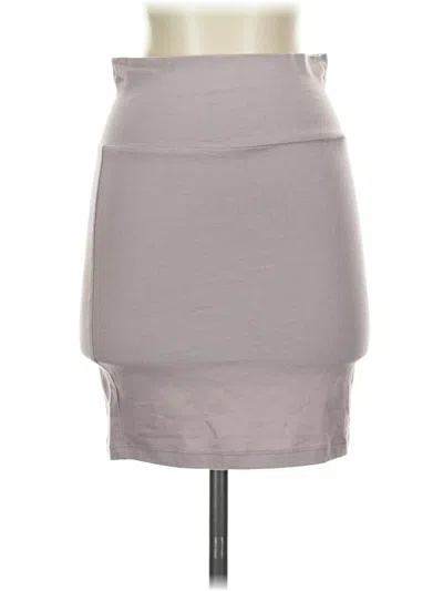 Pre-owned Charlotte Russe Casual Skirt In Gray